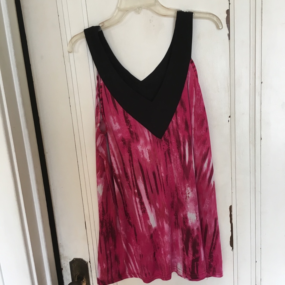Women’s sz 20/22 tie dye V neck tank top